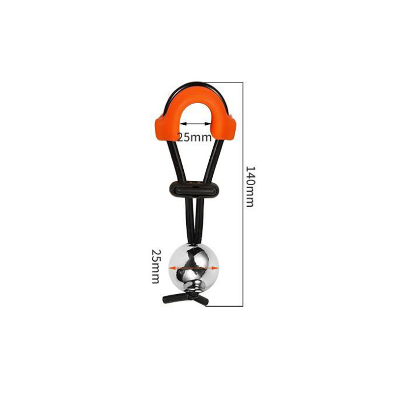Barella per pene in metallo, sfera singola (φ25 mm)